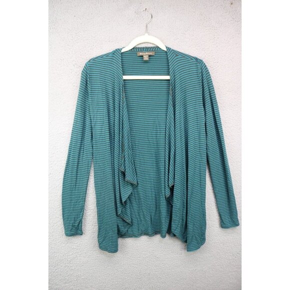 Tommy Bahama Long Sleeve Striped Open Front Cardigan-Size XS/TP - Picture 1 of 10